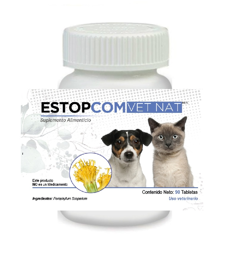 Estopcom VetNat 90 Tabletas ( Alergias ) ANTES Atopic VetNat
